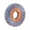 Nylox Burr-Rx Wheel Brush, Small Diameter, 2 in Brush Dia, 7/16 in Face W, 5/8 in Arbor Hole, Crimped/Roun 17629 - alternate 1